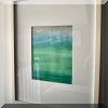 A17. Framed abstract painting. 